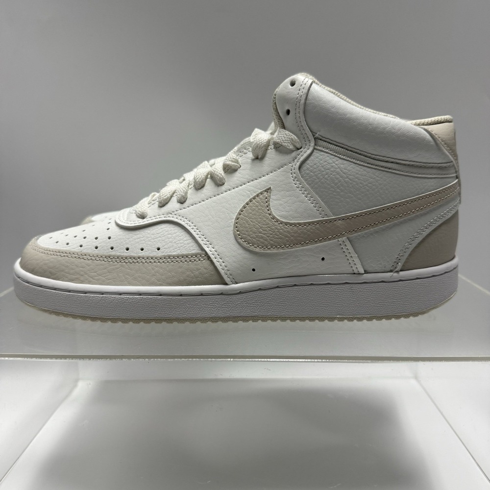 Brand New Nike Court Vision Mid White Orewood Beige CD5436-106 Women's Size 10
